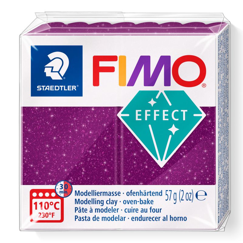 STAEDTLER ΠΗΛΟΣ FIMO 8010-602 EFFECT GALAXY PURUPLE 57g