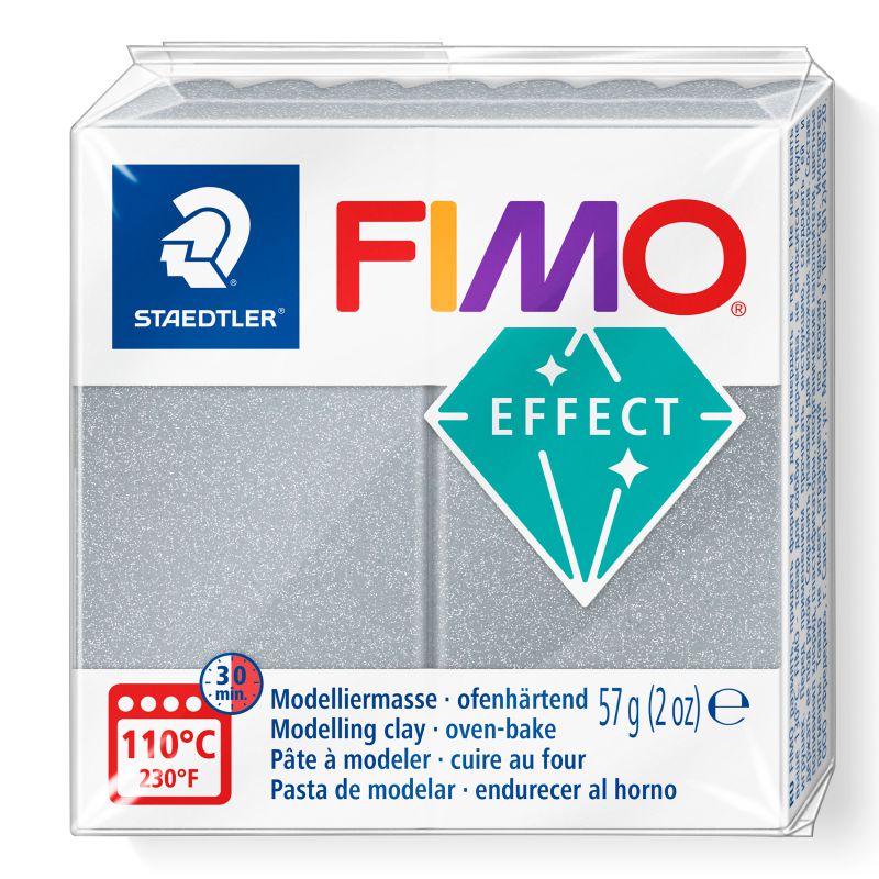 STAEDTLER ΠΗΛΟΣ FIMO 8010-81 EFFECT SILVER METALL 57gr