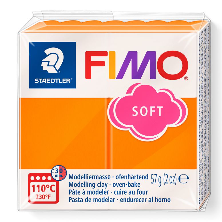 STAEDTLER ΠΗΛΟΣ FIMO 8020-42 SOFT TANGERINE 57gr