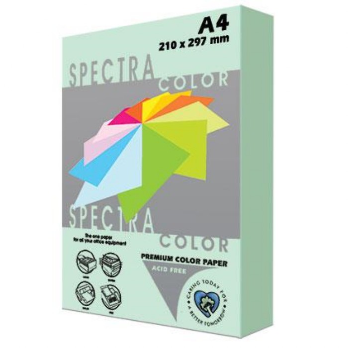 Spectra Color Φωτ/Κό Χαρτί 160gr Χρωματιστό Α4 250Φ Φυστικί