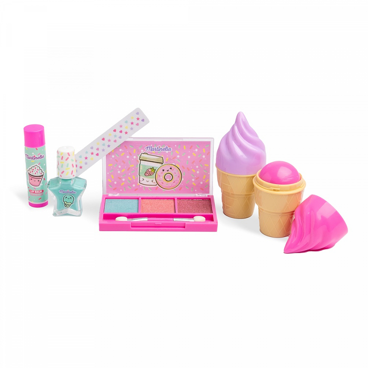 YUMMY SPARKLE Σετ Ομορφιάς (Παλέτα με Σκιές Ματιών, 3 Lip Balm, Μανόν, Stickers)