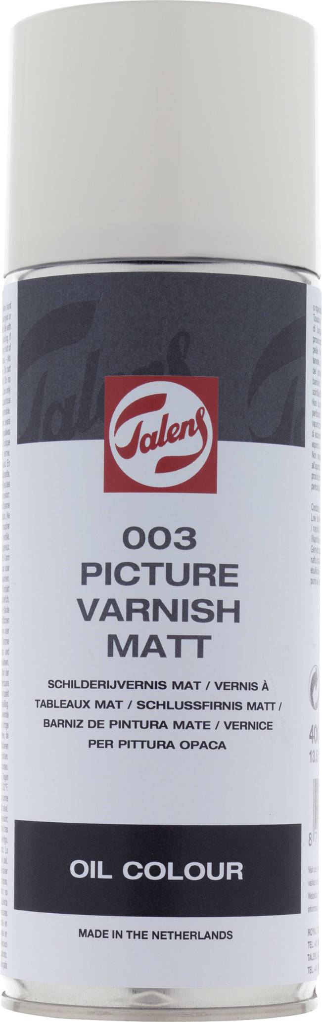 ΒΕΡΝΙΚΙ MAT 003 ΣΕ ΣΠΡΕΪ 400ML ΓΙΑ ΛΑΔΙΑ