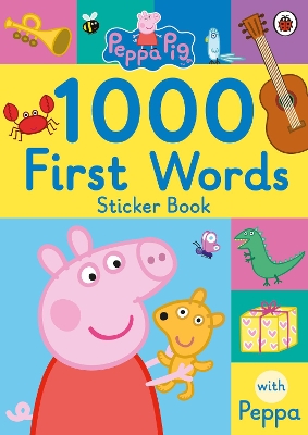 PEPPA PIG: 1000 FIRST WORDS STICKER BOOK PAPERBACK / SOFTBACK