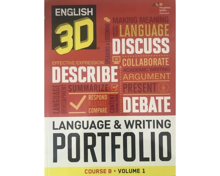 ENGLISH 3D COURSE B VOLUME 1 LANGUAGE & WRITING PORTFOLIO