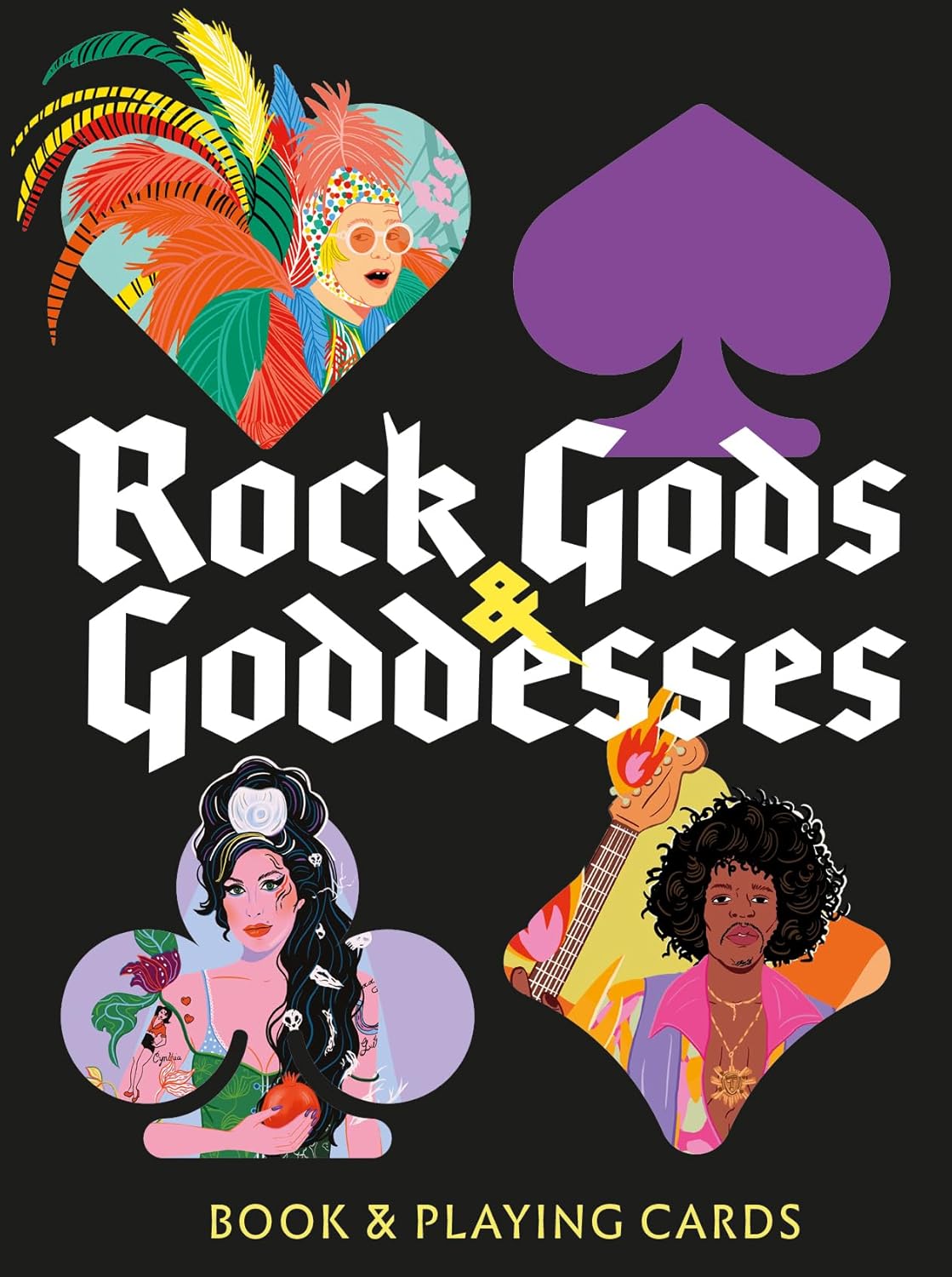 ROCK GODS & GODDESSES - BOOK & PLAYING CARDS