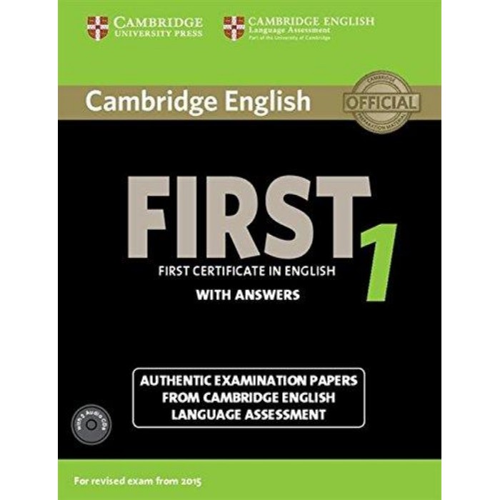 Cambridge First Certificate In English 1 - Self Study Pack 9781107663312