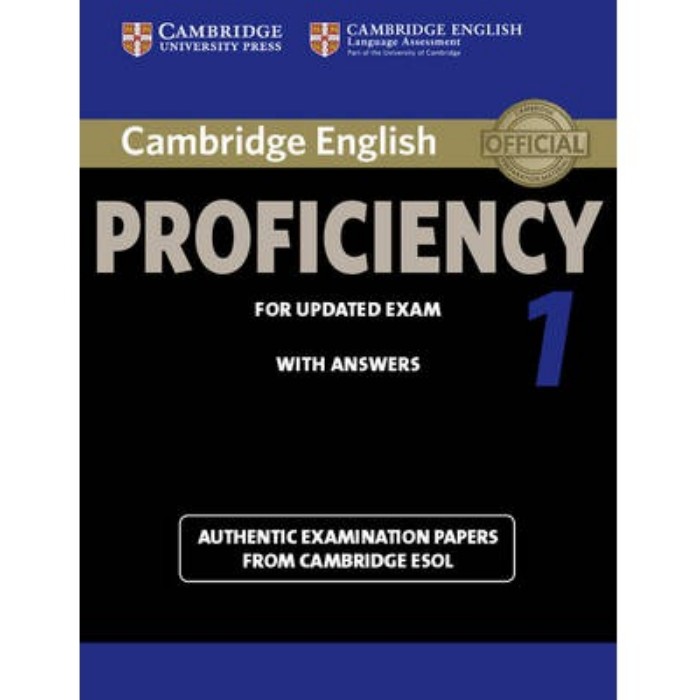 Cambridge English Proficiency 1 For Updated Exam (With Answers) 9781107695047