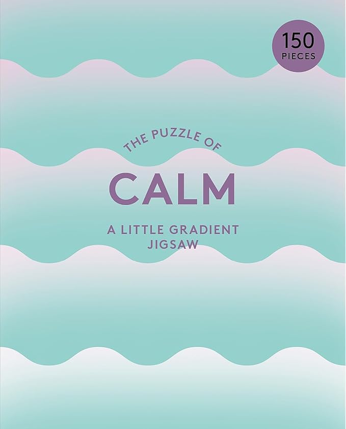 THE PUZZLE OF CALM: 150 PIECE GRADIENT PUZZLE