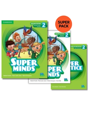 SUPER MINDS 2 SUPER PACK 2 (SB + WB + SUPER PRACTICE + WORDLIST) 2ND ED