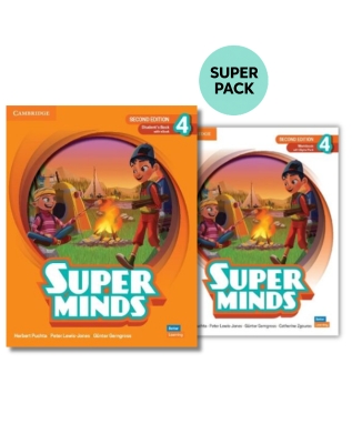 SUPER MINDS 4 SUPER PACK 1 (SB + WB + WORDLIST) 2ND ED