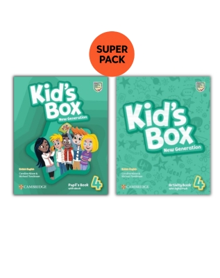 KIDS BOX NEW GENERATION 4 SUPER PACK (SB + WB)
