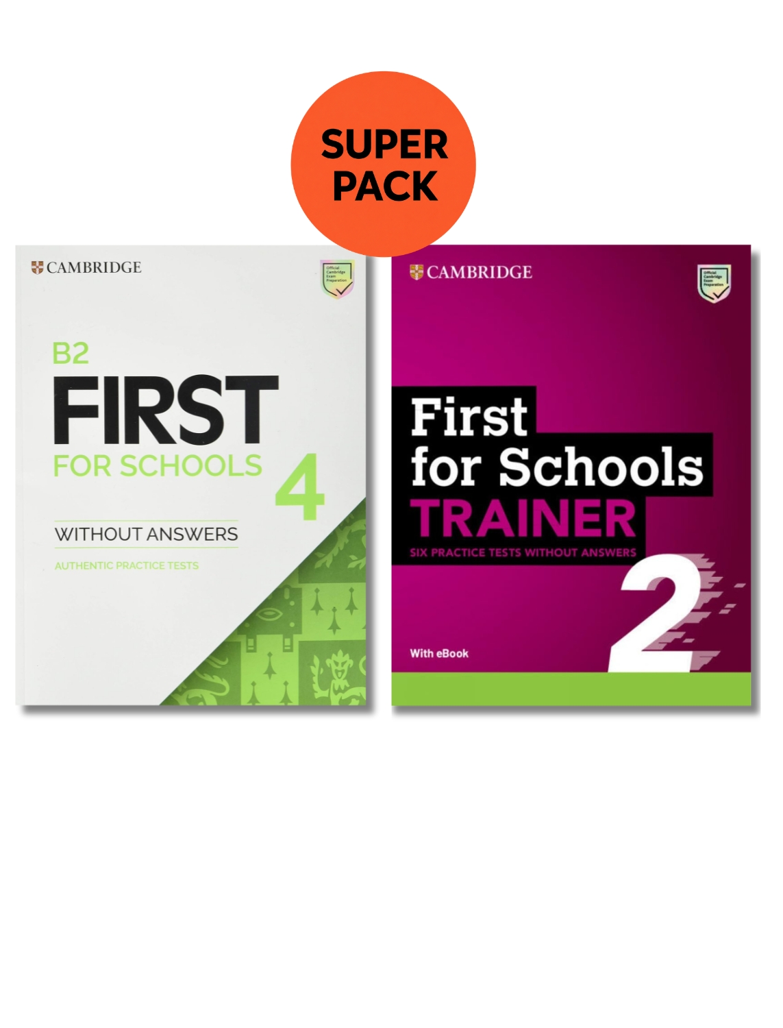 CAMBRIDGE ENGLISH FIRST FOR SCHOOLS SUPER PACK 1 (PRACTICE TEST & TRAINER)
