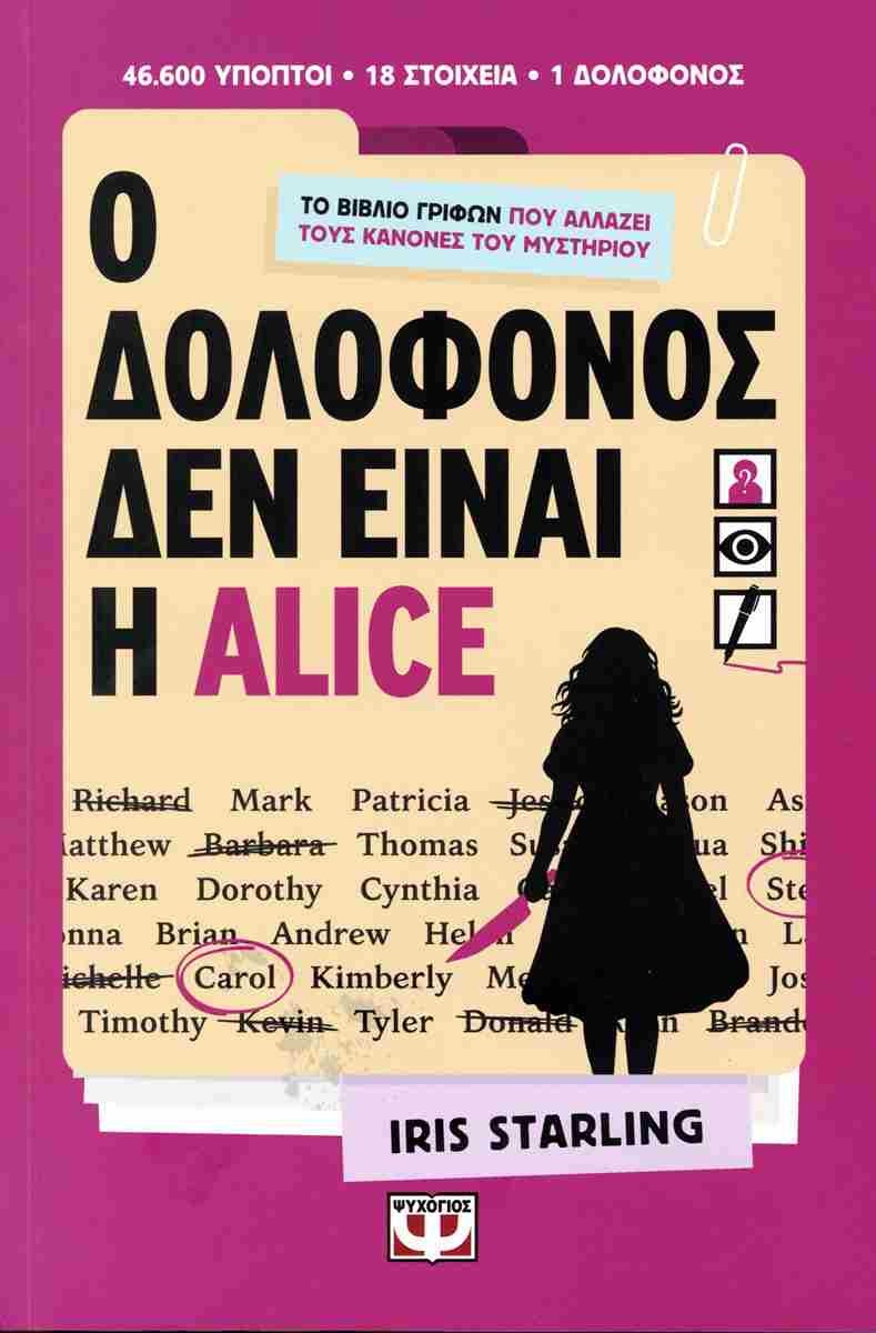 Ο ΔΟΛΟΦΟΝΟΣ ΔΕΝ ΕΙΝΑΙ Η ALICE