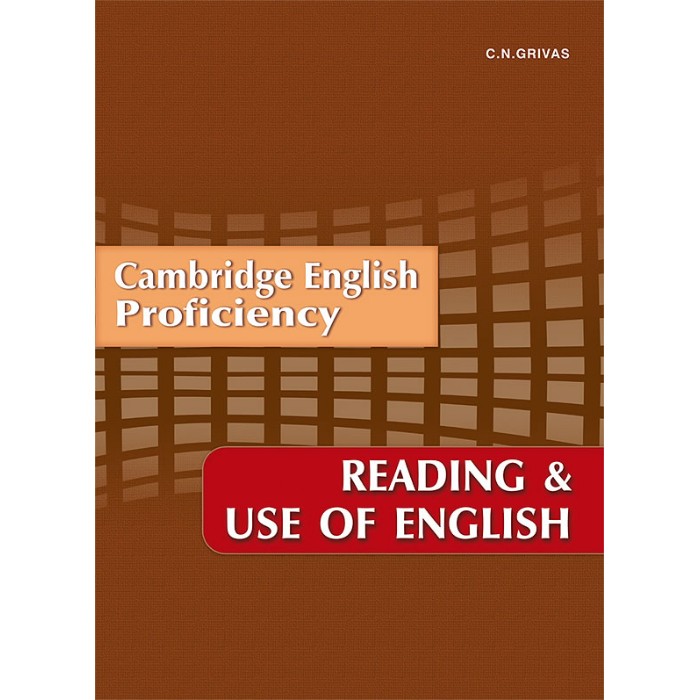 CPE Reading & Use Of English - Student