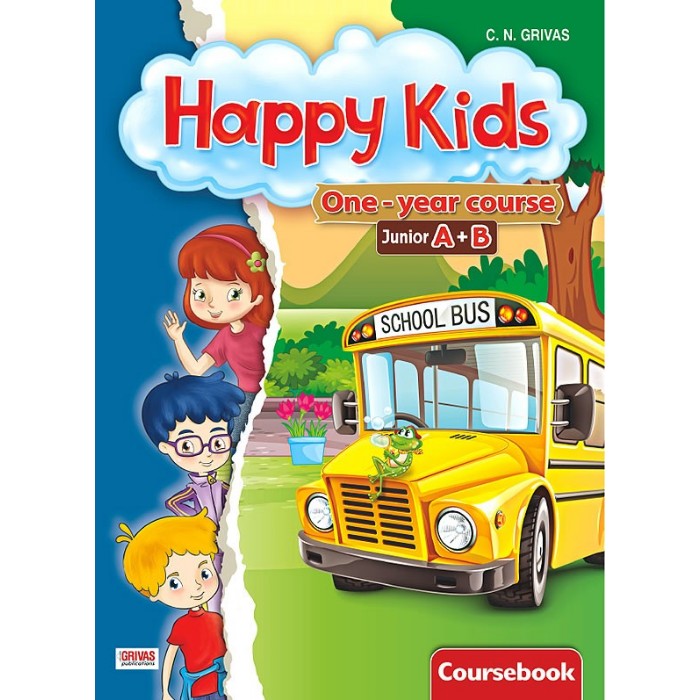 Happy Kids Junior A+B One Year Course - Coursebook (Βιβλίο Μαθητή) 9789604099481