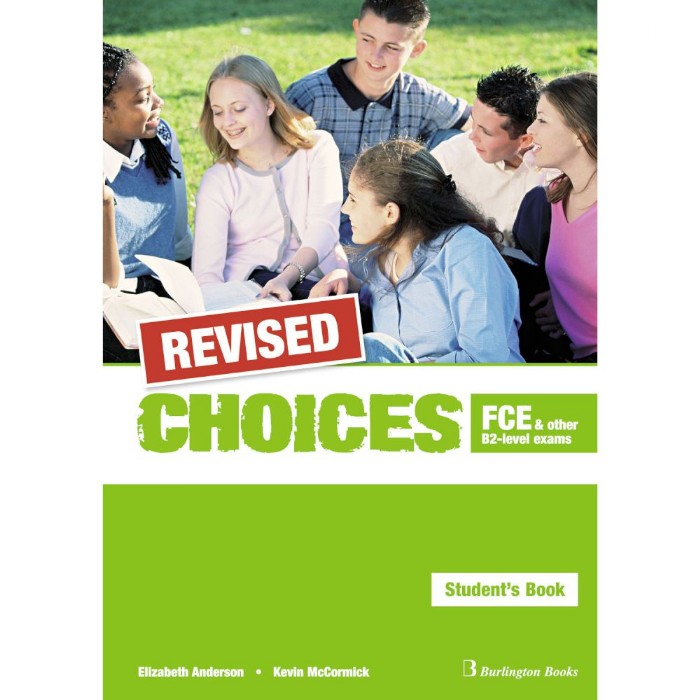 Revised Choices For FCE & Other B2 Level Exams - Student