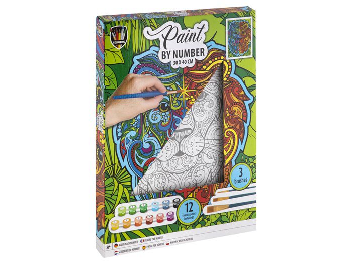 ΚΑΜΒΑΣ ΖΩΓΡΑΦΙΚΗΣ ΜΕ ΑΡΙΘΜΗΣΗ 30Χ40 ΣΥΝ 12 ΧΡΩΜΑΤΑ