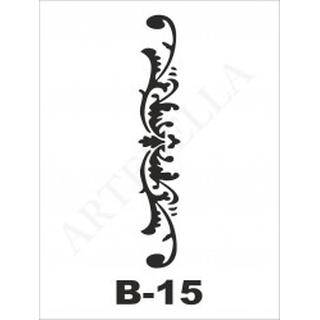 ΣΤΕΝΣΙΛ 10Χ20 B-15 ARTEBELLA ΜΠΟΡΝΤΟΥΡΑ VINTAGE