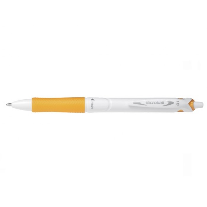 Pilot Στυλό Acroball Pure White Medium Πορτοκαλί 1,0mm