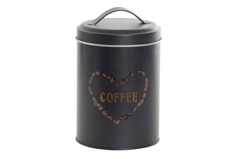 ΔΟΧΕΙΟ ΑΠΟΘΗΚΕΥΣΗΣ ΜΕΤΑΛΛΙΚΟ 10.8X10.5X32.8 1630ML COFFE BLACK
