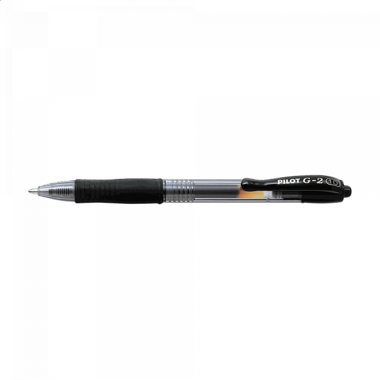 Στυλό Μπίλιας 1.0mm PILOT G-2 Μαύρο, σε Κουτί 12τμχ