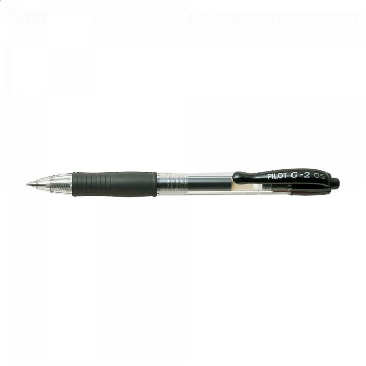 Στυλό Gel 0.5mm Fine PILOT G-2 Μαύρο, σε Κουτί 12τμχ