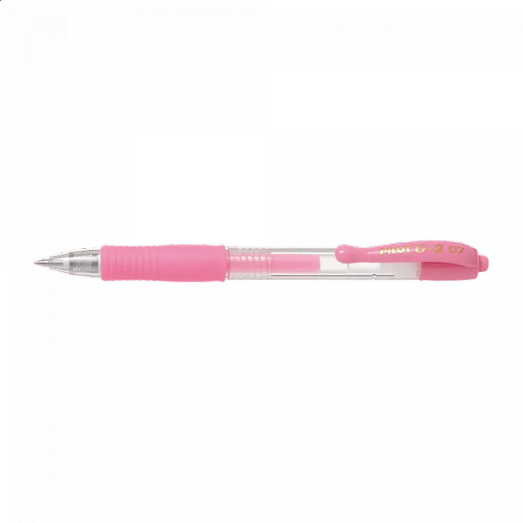 Στυλό Gel 0.7mm PILOT G-2 Παστέλ Ροζ, σε Κουτί 12τμχ