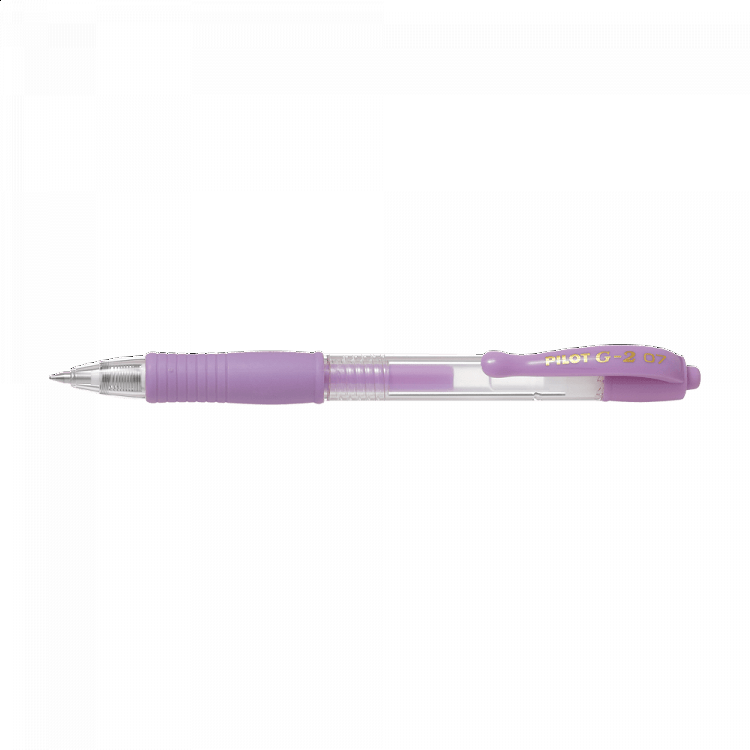 Στυλό Gel 0.7mm PILOT G-2 Παστέλ Μωβ, σε Κουτί 12τμχ