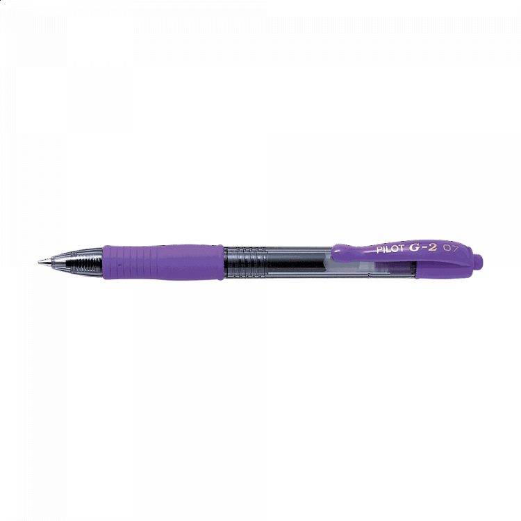 Στυλό Μπίλιας 0.7mm PILOT G-2 Μοβ, σε Κουτί 12τμχ