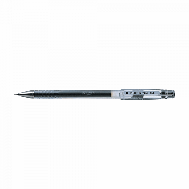 Στυλό Gel 0.4mm PILOT G-TEC-C4 Extra Fine Μαύρο, σε Κουτί 12τμχ