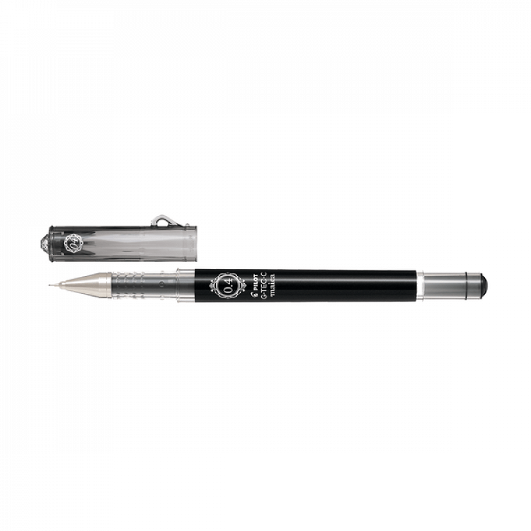 Στυλό Gel 0.4mm PILOT G-TEC-C Maica Extra Fine Μαύρο, σε Κουτί 12τμχ