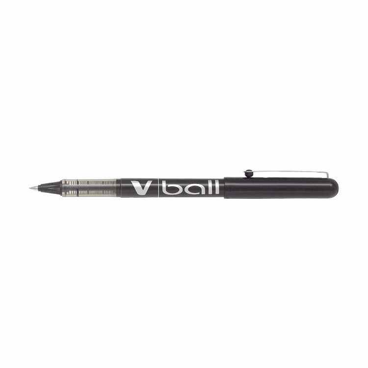 Στυλό Μπίλιας 0.5mm Fine PILOT V-BALL Μαύρο, σε Κουτί 12τμχ