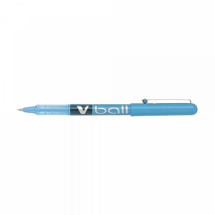Στυλό Μπίλιας 0.5mm Fine PILOT V-BALL Σιελ, σε Κουτί 12τμχ