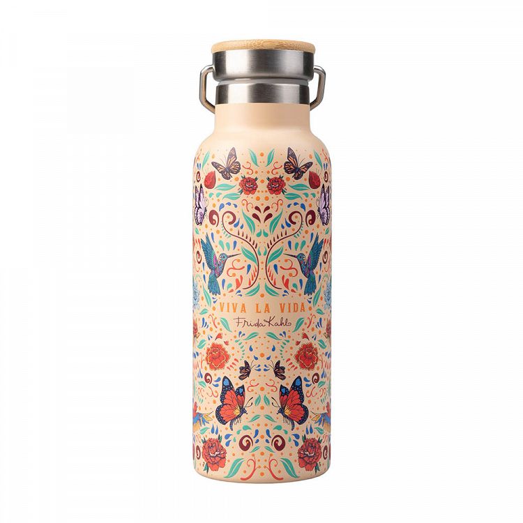 Μεταλλικό Μπουκάλι με Λαβή 500ml FRIDA KAHLO Viva la Vida
