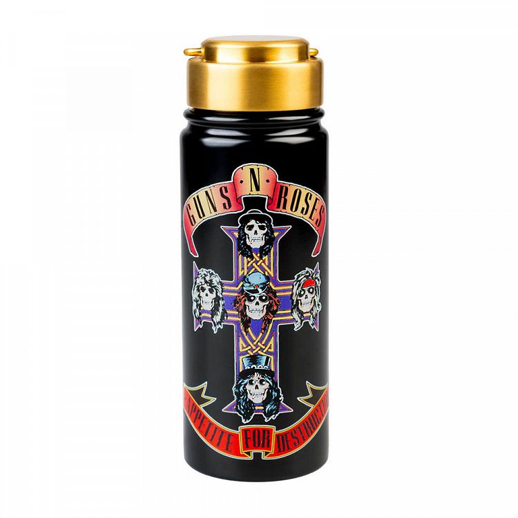 Μεταλλικό Μπουκάλι Hot&Cold 550ml GUNS N