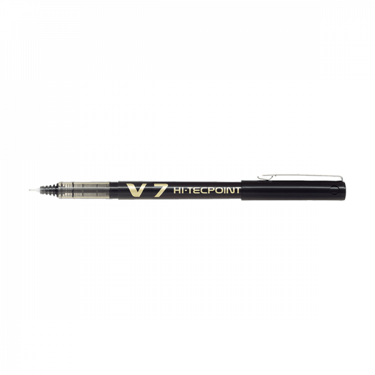 Στυλό Υγρής Μελάνης 0.7mm PILOT V7 HI-TECPOINT Μαύρο, σε Κουτί 12τμχ