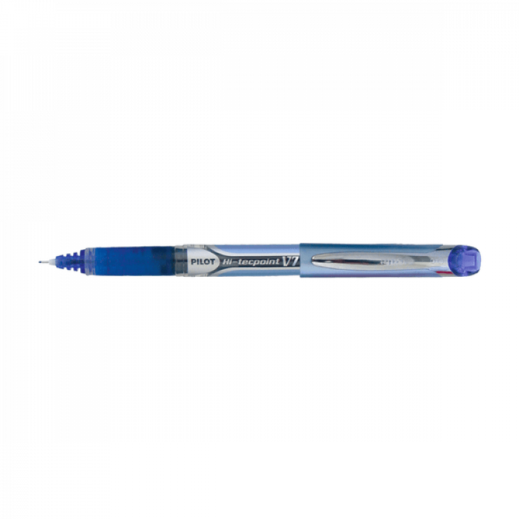 Στυλό 0.7mm PILOT HI-TECPOINT V7 GRIP Μπλε, σε Κουτί 12τμχ