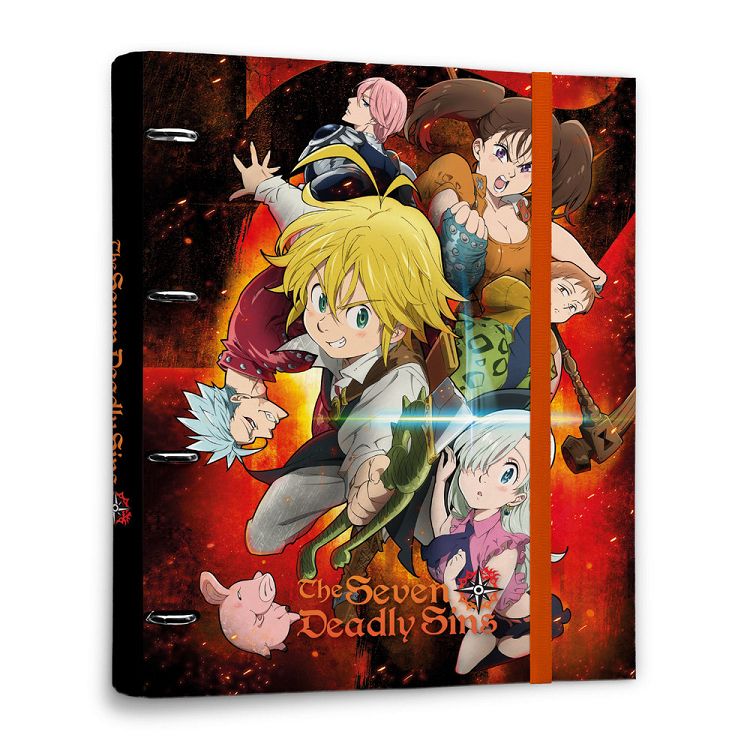 Premium Κλασέρ με Λάστιχο 4 κρίκων THE SEVEN DEADLY SINS (Anime Collection)