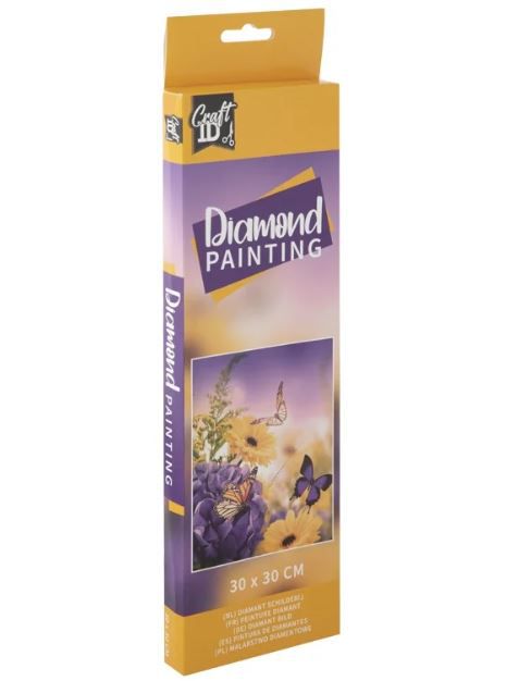 DIAMOND PAINTING FLOWERS 30X30CM