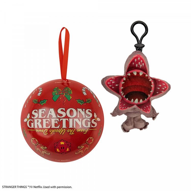 Μπρελόκ Λούτρινο σε Μπάλλα Κρεμαστή STRANGER THINGS Demogorgon