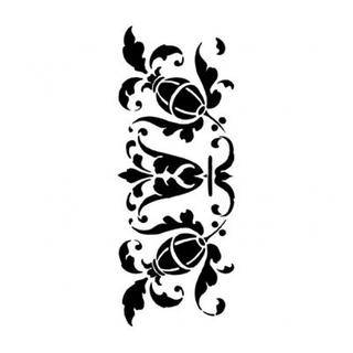 ΣΤΕΝΣΙΛ 20Χ30 D-13 ARTEBELLA ΜΠΟΡΝΤΟΥΡΑ ΜΕ ΛΟΥΛΟΥΔΙΑ