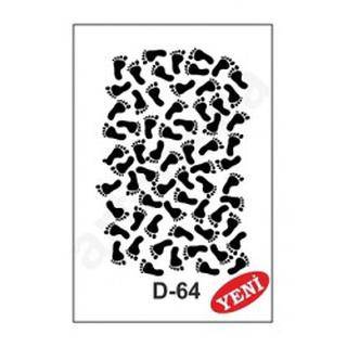 ΣΤΕΝΣΙΛ 20Χ30 D-64 ARTEBELLA ΠΑΤΟΥΣΕΣ