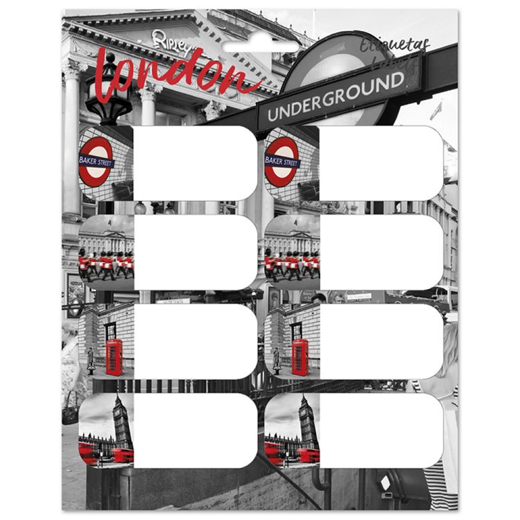 Αυτοκόλλητες Ετικέτες 8x2 LONDON