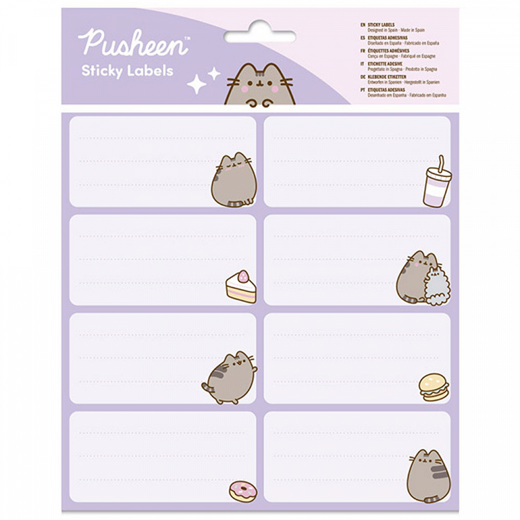 Αυτοκόλλητες Ετικέτες 9X2 PUSHEEN Moments Collection