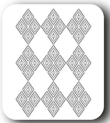 ΣΤΕΝΣΙΛ 35X50 HDS16 HOME DESIGN SERIES ARTEBELLA