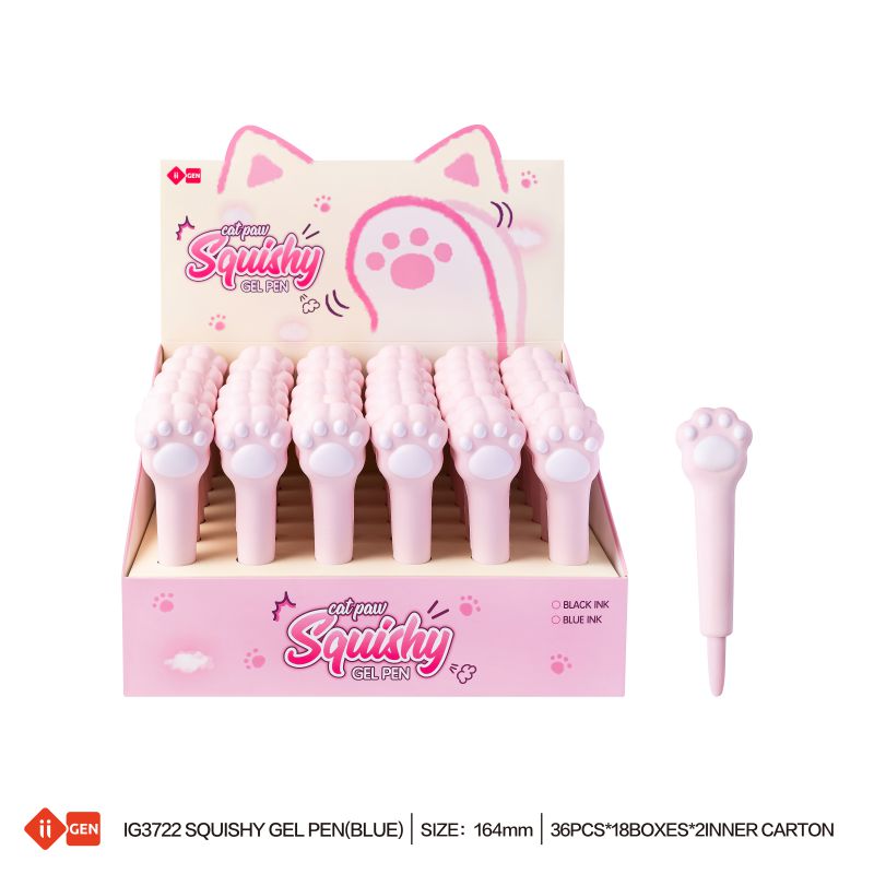 ΣΤΥΛΟ GEL PEN BLUE INK 0.5MM CAT PAW MANAL