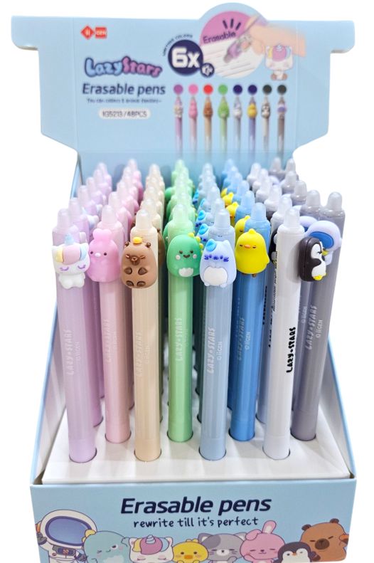 ΣΤΥΛΟ ΣΒΗΝΟΜΕΝΑ GEL LAZY STARS 8 DESIGNS 6 ΧΡΩΜΑΤΩΝ MANAL