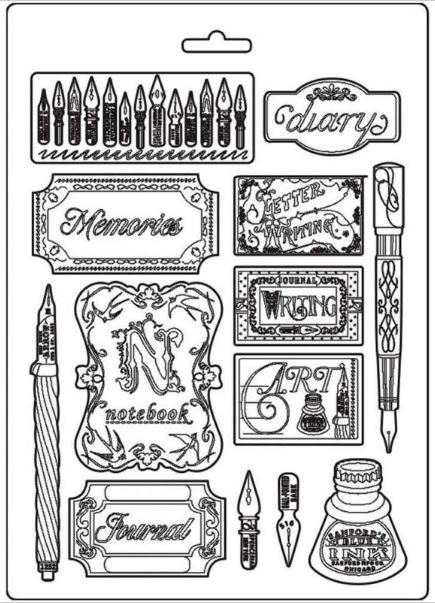 ΚΑΛΟΥΠΙ ΣΙΛΙΚΟΝΗΣ STAMPERIA Α4 - INK AND LABELS
