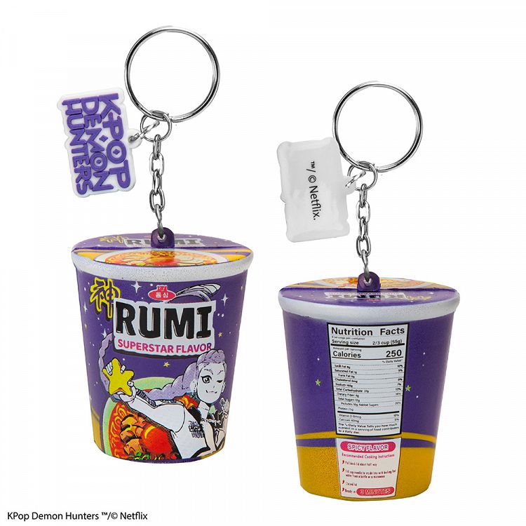 Squishy Μπρελόκ K-POP DEMON HUNTERS Noodle Cup Rumi Superstar Flavor
