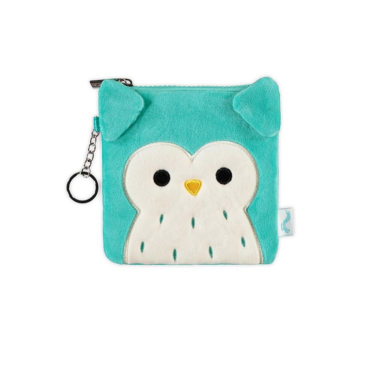 Λούτρινο Πορτοφόλι SQUISHMALLOWS Winston the Teal Owl